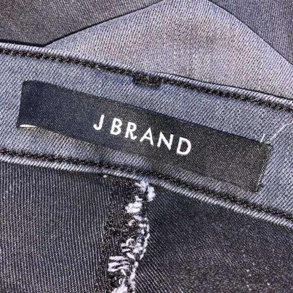 J BRAND Mid Rise Super Skinny Jeans in Gray - 25 - Picture 7 of 9